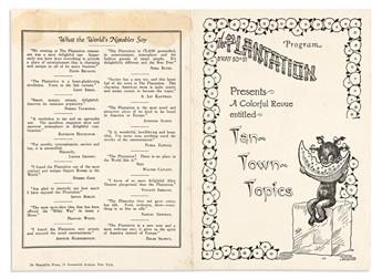 Baker, Josephine (1906-1975) & Ethel Waters Program for the New Plantation Revue's Show, "Tan Town Topics."                                      